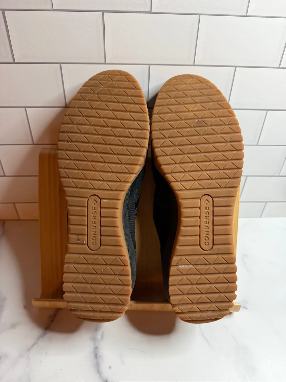 Converse Run Star Trainer Ballet Flats Black Gum Women’s 9.5 A16251C